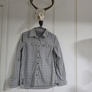 Carhartt Gray Plaid Men's Shirt